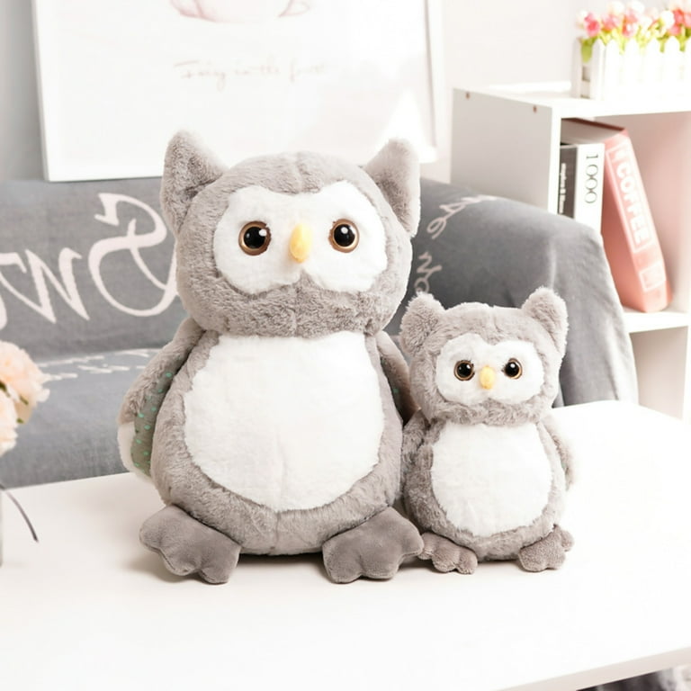 Walmart 25cm/40cm Soft Cute Owl Plush Toy, Cartoon Doll, Stuffed