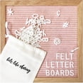 thumbnail image 1 of Pizarra de fieltro con diseño de fieltro, 10 x 10 pulgadas, 300 letras, 1 of 8