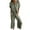 Army Green, variant on Chbgutlmr Vacation Outfit for Women 2 Piece Round Neck Short Sleeve Tops Drawstring Ruffle Pants Set Matching Clothes