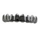 thumbnail image 4 of 2 uds parrillas de de e inferior de cobre dentaduras bucales personalidad-negro Yuyangstore Los colmillos dientes de diamante Parrillas, 4 of 8