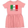 thumbnail image 3 of Inktastic Italian Soccer Girls Toddler Dress, 3 of 5