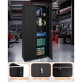 thumbnail image 4 of EDTara Metal Storage Cabinet with Wheels 72" H Steel Tool Cabinet with Lock and Adjustable Shelves and Lockable Rolling,Storage Organization for Home,Garage,Office, 4 of 7