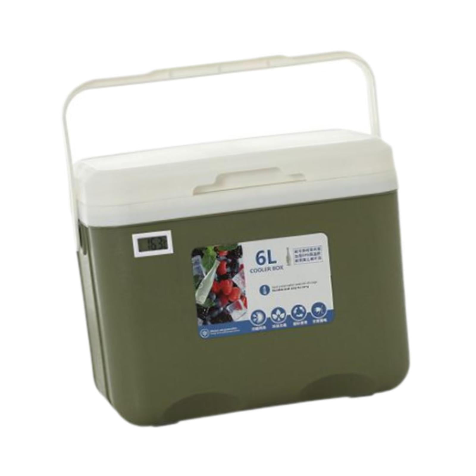 koolsoo Insulated Box Personal Small Ice Chest Insulated Portable for Outdoor Barbecue Sport Drink Breast Milk Food green