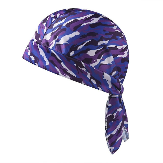 Sombrero pirata con camuflaje para exteriores, diadema para montar, cuello alto, protector solar, deportivo, transpirable, con estampado digital
