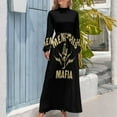 thumbnail image 3 of Vestido largo vintage de la mafia de Memphis para hombres y mujeres, vestido largo para mujer, vestido de cumpleaños para graduación 2024, 3 of 4
