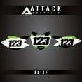 thumbnail image 3 of Attack Graphics Elite Number Plate Backgrounds for Kawasaki KLX140 2020, 3 of 3
