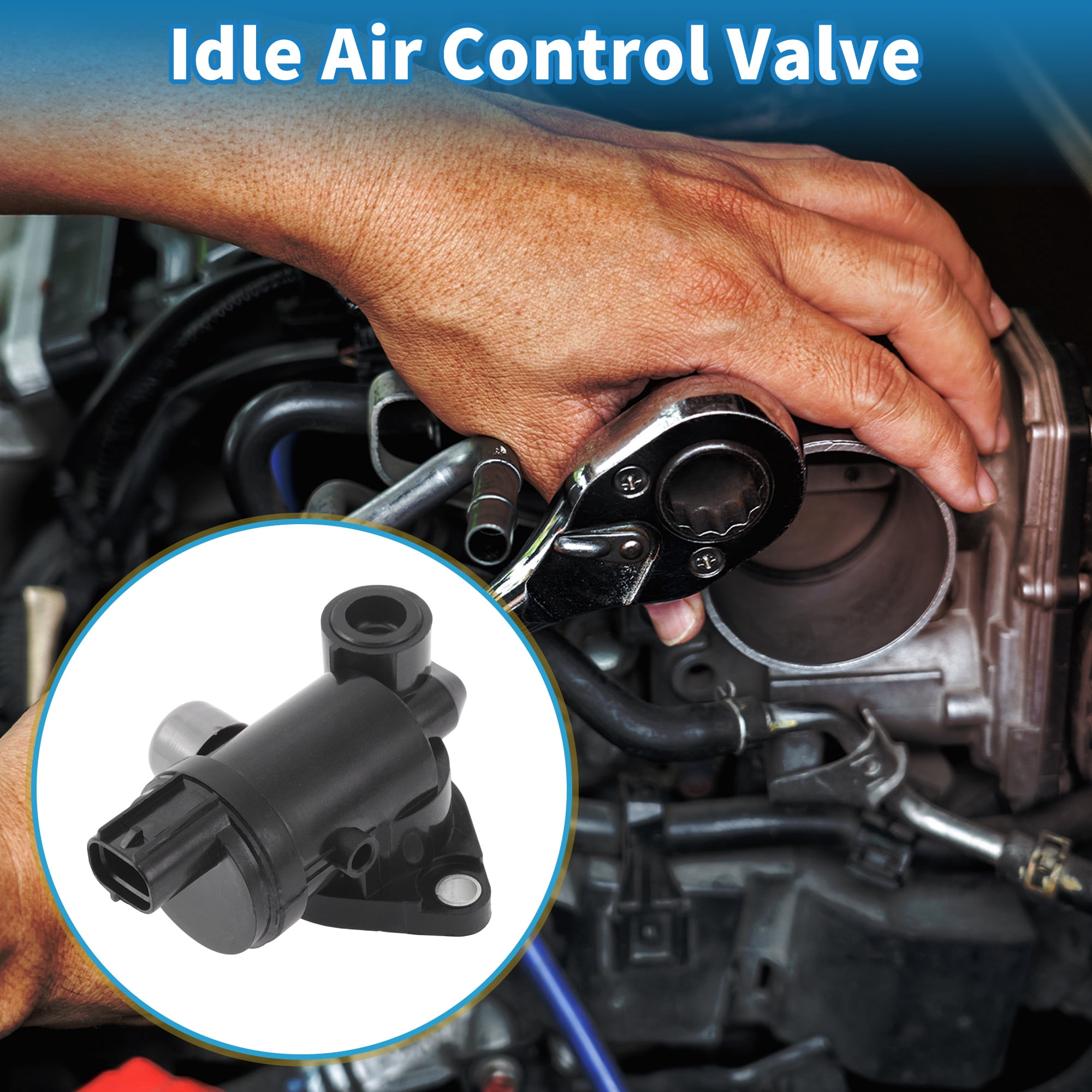 Unique Bargains Car Idle Air Control Valve for Mazda 3 2010 No.ZY0120130 IACV Idle Motor Idle Air Control Valve