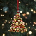 thumbnail image 4 of HomelyJoy Pet Christmas Ornaments for Tree, Assorted 2D Animal Hanging Decorations, Fun Gift for Dog Cat Owners, Festive Home & Christmas Party Supplies for Pet Lovers, 4 of 9