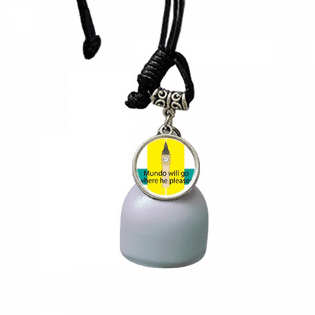 

Mundo鈥俉ill鈥侴o鈥俉here鈥侶e鈥侾leases! Wind Chimes Bell Car Pendant