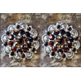 thumbnail image 4 of 16 Hilason Western Berry Conchos Glass Rhinestones Bling 1.5" Cowgirl, 4 of 4