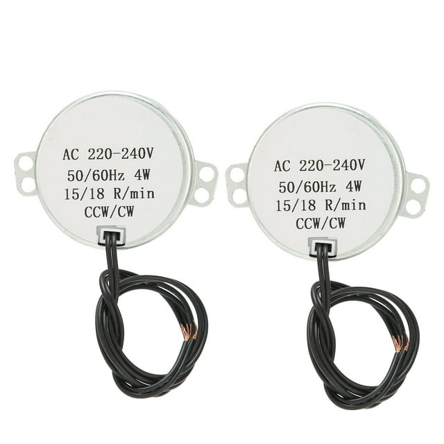 AC Synchronous Motor,2Pcs AC Motor CCW/CW AC Motor CC CW Motor True Excellence