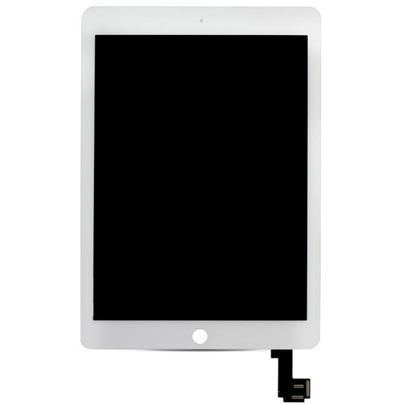 Replacement LCD Assembly With Digitizer Compatible For iPad Air 2 (Sleep / Wake Sensor Flex Pre-Installed) (Aftermarket Pro: XO7) (White)