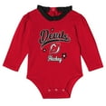 thumbnail image 2 of Girls Infant Red New Jersey Devils Rink Queen Long Sleeve 3-Piece Set, 2 of 6