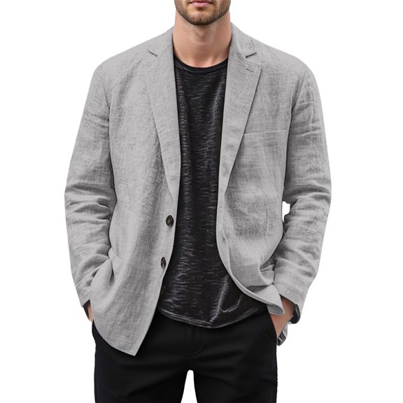 uikmnh Long Sleeve Shirts Stylish Men's Casual Business Shirt Versatile Loose Fit Layer Linen for Men for formal and Informal Occasions Size:4XL