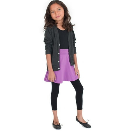 Grace Pink Cotton - Vivian's Fashions Capri Leggings - Girls, Cotton