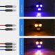 thumbnail image 4 of 2pcs Skull Turn Signals Lights, Skull Head Motorcycles LED Turn Signal, 12V Universal for Scooter Dirt Bike Retro, 4 of 5
