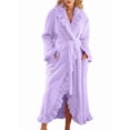 thumbnail image 1 of Premium Womens Plush Soft Robe , Warm, Coral Fleece Bathrobe M, 1 of 7