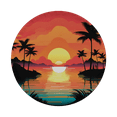 thumbnail image 3 of Lotusprinthandmade Beach Retro Summer Spare Tire Cover Without Backup Camera Hole, Beach Tire Cover, 3 of 8