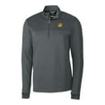 thumbnail image 2 of Men's Cutter & Buck Steel Baylor Bears Traverse Stripe Quarter-Zip Pullover Top, 2 of 3