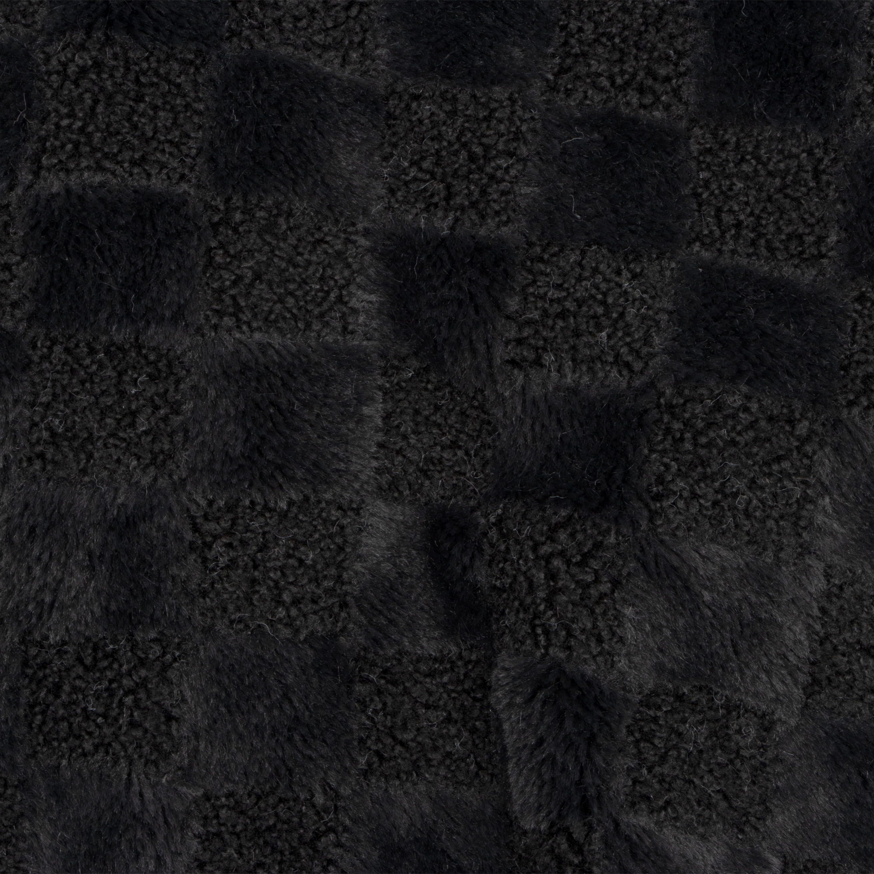 Oodles Checkerboard Fall Sherpa Dog Hoodie, Black, XL
