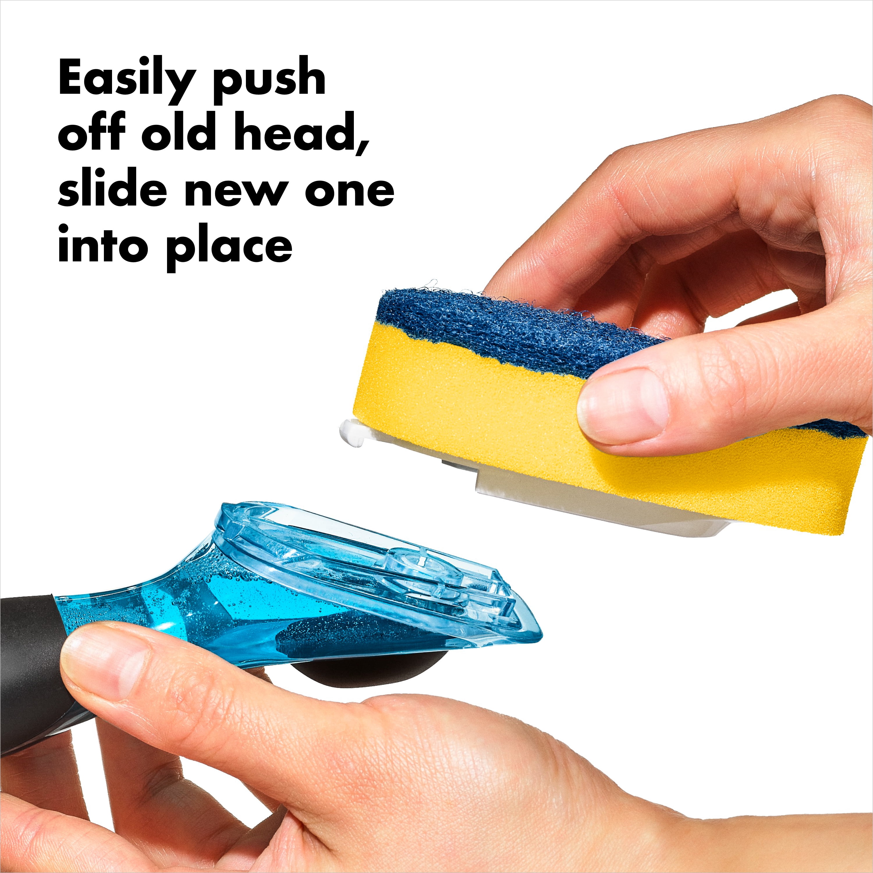 OXO SoftWorks Soap Dispensing Dish Scrub Refill, 2 Pack