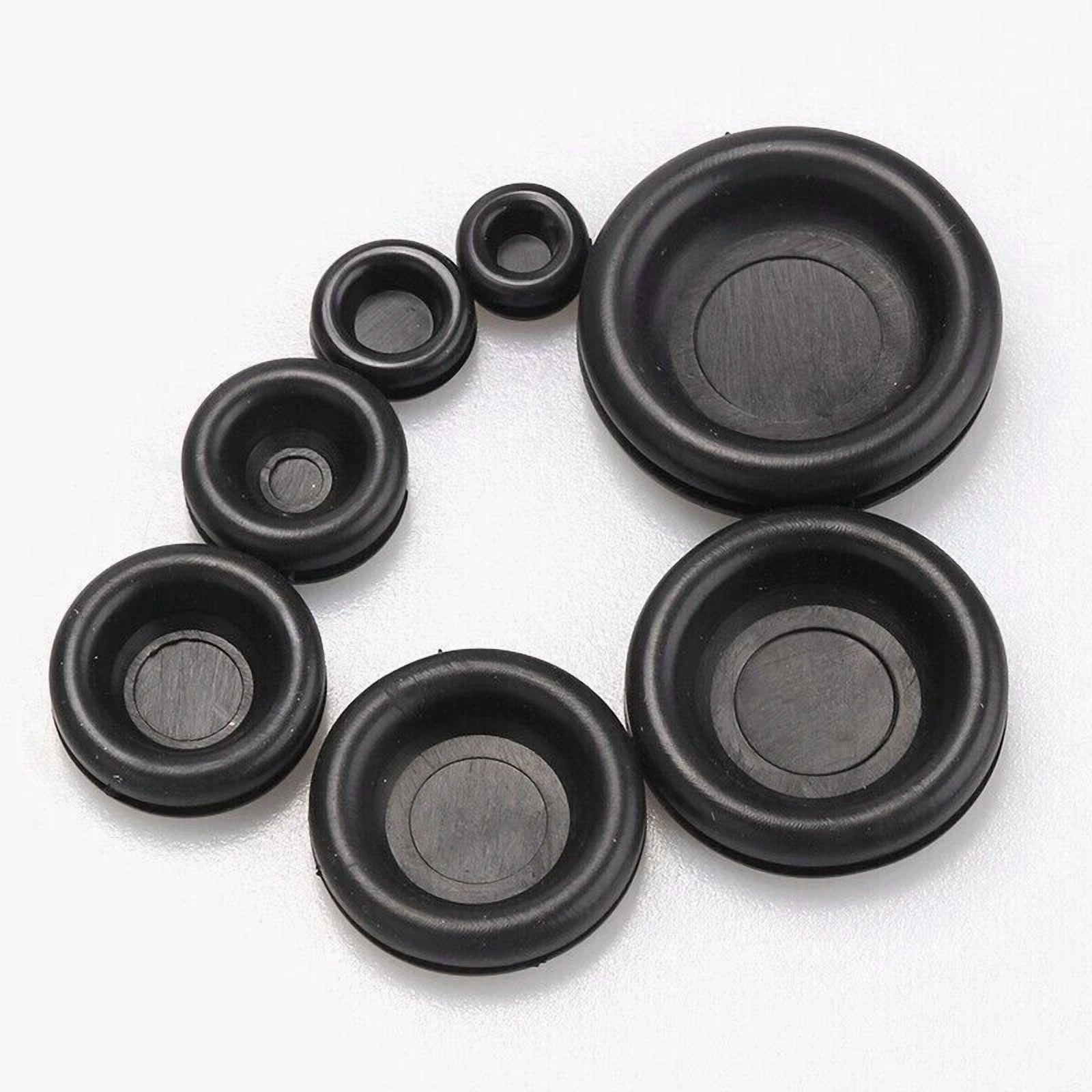 CIRCLE- 170Pcs Rubber Grommet Electrical Wiring Gasket Assortment Firewall Hole Plug Kit