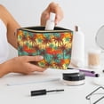 thumbnail image 6 of Picia Colorful Hawaii Palms Printed Leather Travel Toiletry Bag,Cosmetic Organizer, Makeup Travel Bag, Durable Travel Pouch, Compact Toiletry Bag, Travel Accessories, 6 of 6