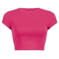thumbnail image 4 of OJinShaWanO T-Shirt Blanc Femme Décontracté Imprimé Col Rond Manches Courtes Tee Tops Tunique Blouse, 4 of 4