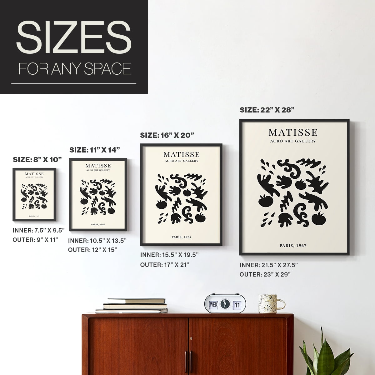 Matisse LXIII Framed Print - Solid Wood