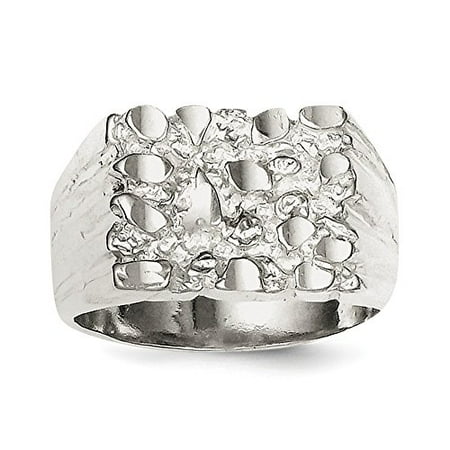 925 Sterling Silver Nugget Ring