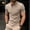 Khaki, variant on FRSASU Men's Lightweight Henley Shirt Casual Stretch Slim Fit Short Sleeve Button Up T-Shirt with Pocket Khaki