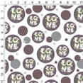 thumbnail image 2 of Love Entwined Flowers Wedding Bridal Shower Premium Gift Wrap Wrapping Paper Roll, 2 of 5
