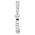thumbnail image 3 of Correa de reloj de acero inoxidable para hombre y mujer, correa de repuesto pulida con hebilla de mariposa, 0,71 pulgadas, 3 of 14