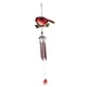 thumbnail image 4 of Campanas de viento de metal con forma de pájaro para exteriores, campana musical para jardín y patio. Tubos rojos, 4 of 6