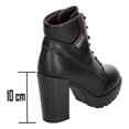 thumbnail image 3 of Botín Con Tacón Mujer Moleca Negro Cintas Ajustables Dama negro 24 MX, 3 of 10