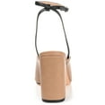 thumbnail image 3 of Journee Womens Calypso Buckle Ankle Strap Block Heel Sandals, 3 of 8