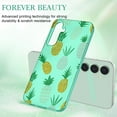 thumbnail image 2 of CASEFIV for Samsung Galaxy A14 5G Case, Gold Glitter Bling Marble Hard PC Slim Fit Shockproof Full Body Rugged Drop Protective Phone Cover for Women Girls Men,Green Pineapple, 2 of 7