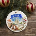 thumbnail image 4 of Artistic Utah State Themes and Landmarks Christmas Ornament, 4 of 7