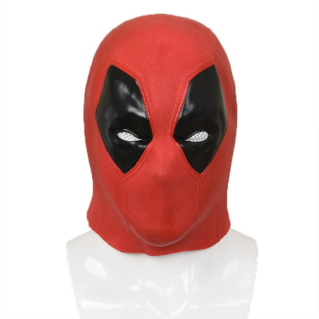 Máscara de cosplay, disfraz de látex de Deadpool para Halloween