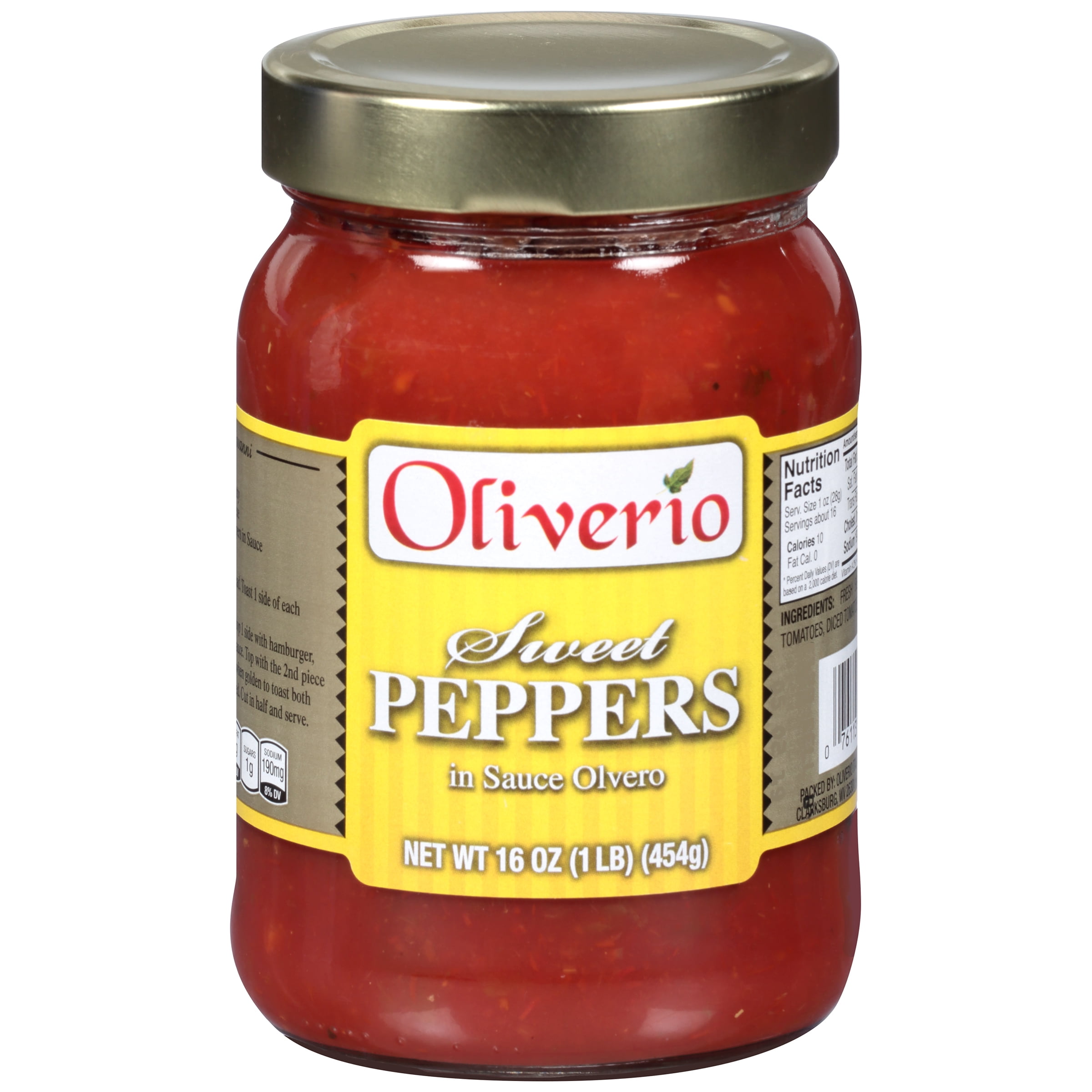 Oliverio Sweet Peppers in Sauce Olvero, 16 oz