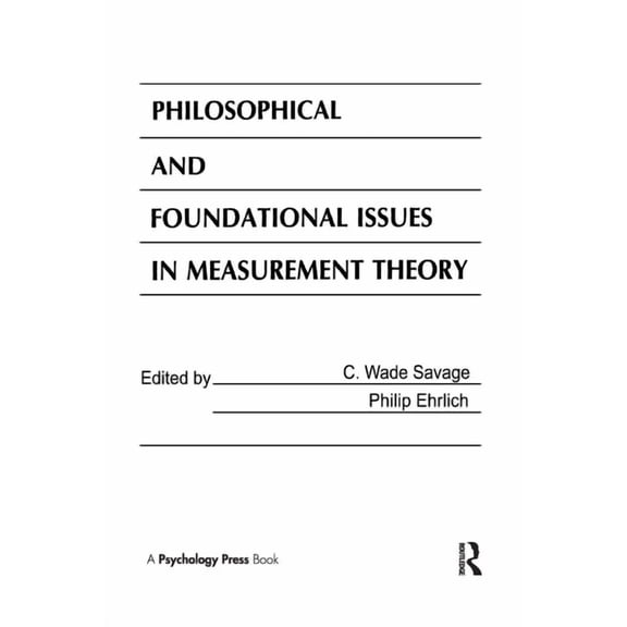 Philosophical and Foundational Issues in Measurement Theory, (Hardcover)