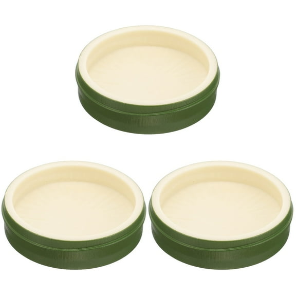 3 Pieces Pet Feeding Bowl Bearded Dragon Food Dish Lizard Tortoise Animal Decor Water Terrarium Worm Feeder