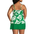 thumbnail image 2 of Lands' End Women's Plus Size Flutter Scoop Neck Tankini Top, 2 of 3