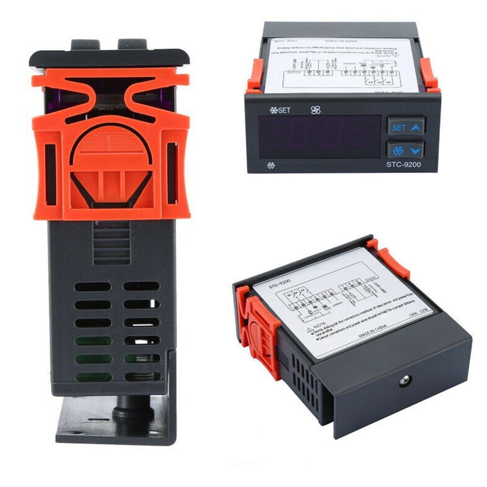 AC 220V Digital Temperature Controller STC-9200 Included Defrosting Two Sensors