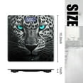 thumbnail image 2 of High Precision Body Weight Scale Smart Bathroom Scales with Large LCD Display(400lbs),Decorative for Bedroom-Black And White Leopard With Glowing Eyes, 2 of 4