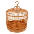 thumbnail image 3 of MOVTOTOP Durable Plastic Bird Cage for Home Use Chocolate Color Safe and Stylish with Large Space, 3 of 8