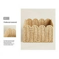 thumbnail image 5 of Scalloped Edge Basket, Wicker Storage Baskets,Handwoven Organizing Baskets for Shelves, Paper Rope Design, 5 of 6