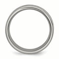 thumbnail image 2 of Titanium Polished with Grey Carbon Fiber Inlay 8mm Band Ring 9 Size, 2 of 6