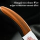 thumbnail image 4 of Funda para volante de coche, funda para manillar de volante, funda para volante de piel transpirable con veta de madera., 4 of 6