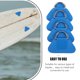 thumbnail image 3 of unbranded 4Ud Triangulares De Inoxidable Para Kayak Y Tablas Sup Con Sujetadores De Parches Resistentes, 3 of 6